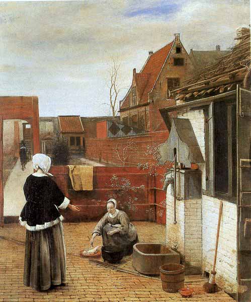 Dienstmeisje, Pieter de Hooch