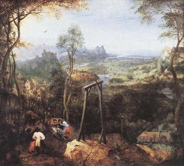 De ekster op de galg, schilderij van Pieter Brueghel de Oude