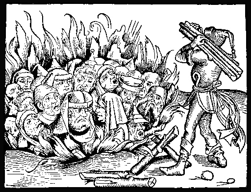 Protestanten en joden levend verbrand